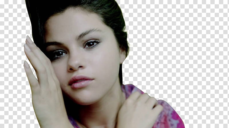 Selena Gomez  Good For You, women's pink and white floral top transparent background PNG clipart