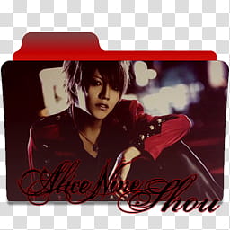 AIX COL Alice Nine folder icons, AIX-Shou transparent background PNG clipart