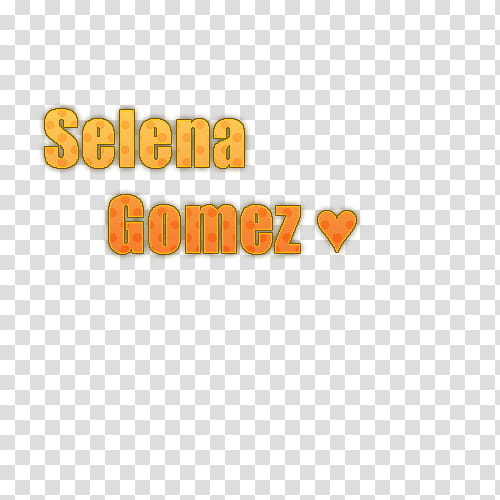 TEXTO SELENA GOMEZ transparent background PNG clipart