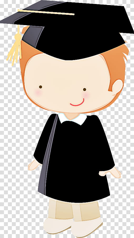 Graduation, Cartoon, Academic Dress, MortarBoard transparent background PNG clipart