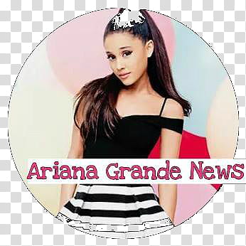 Texto Ariana Grande News transparent background PNG clipart