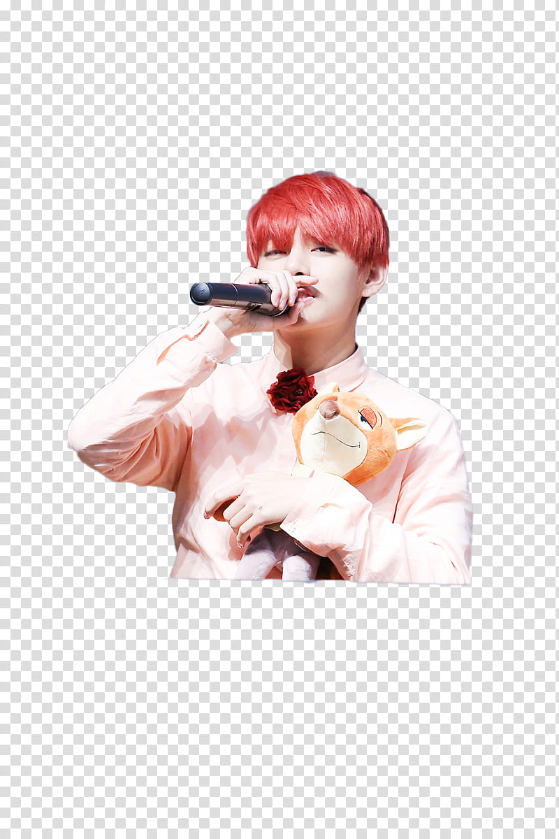 CHENGXIAO WJSN HANI EXID JUNGKOOK V BTS, man holding microphone on his mouth transparent background PNG clipart