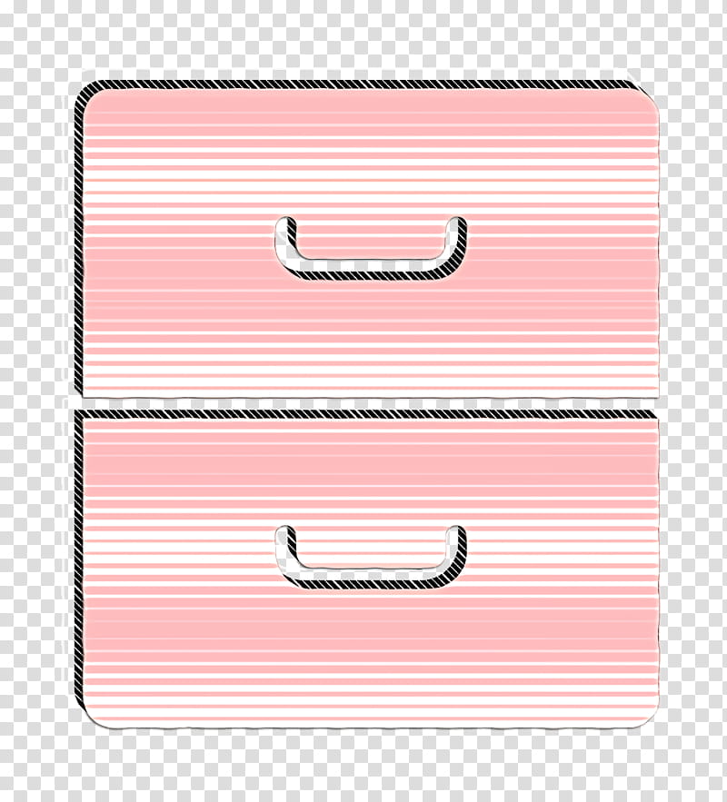 Essential Compilation icon Document icon Archive icon, Red, Line, Pink, Smile, Rectangle, Emoticon, Furniture transparent background PNG clipart