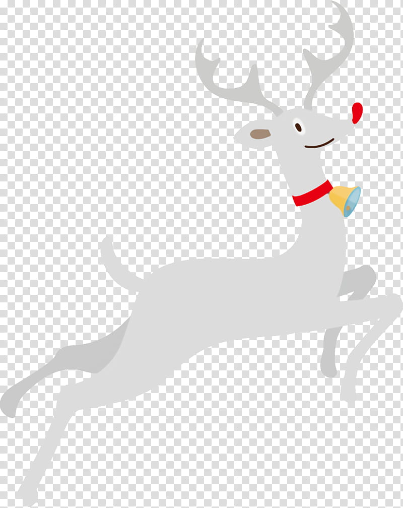 Reindeer Christmas Reindeer Christmas, Christmas , White, Antler, Tail, Wildlife, Fawn, Horn transparent background PNG clipart