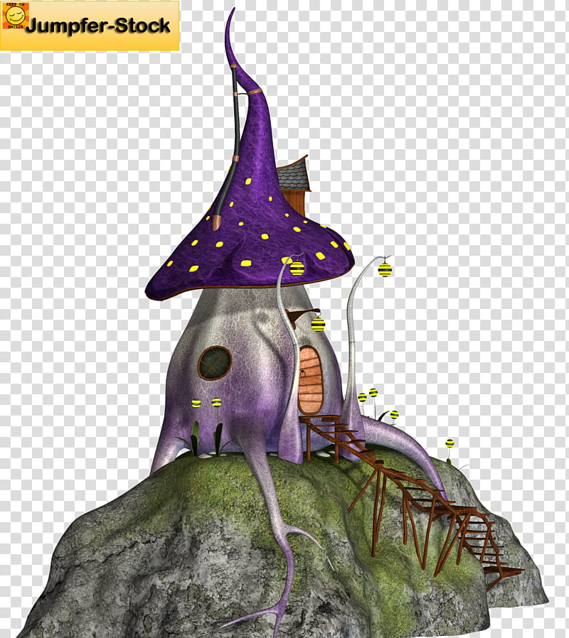 Fantasy Land , purple and gray house transparent background PNG clipart