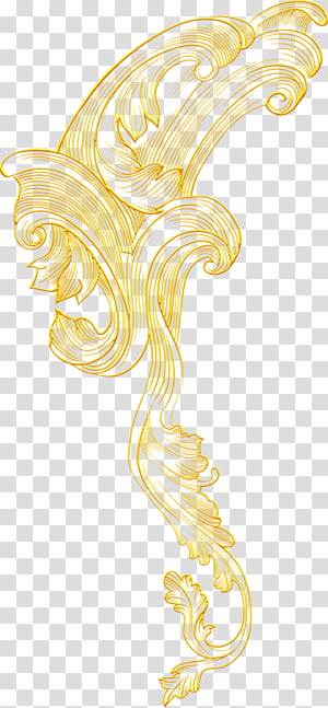 Yellow,  Cartoon, Line transparent background PNG clipart thumbnail