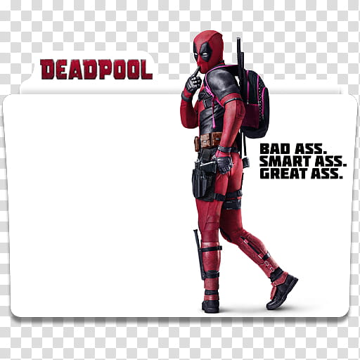 Deadpool Folder Icon, Deadpool () transparent background PNG clipart