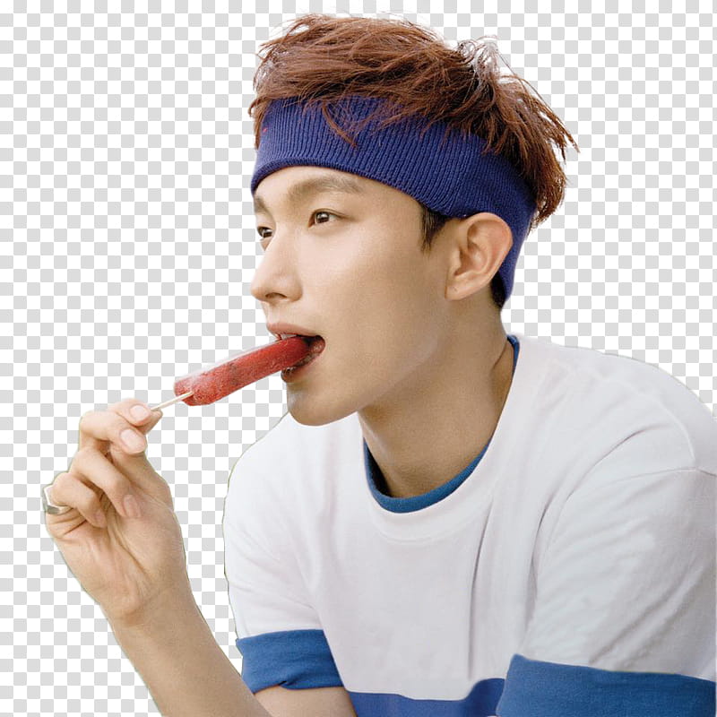 SEVENTEEN VOCAL UNIT VERY NICE RENDER , man eating hotdog transparent background PNG clipart