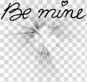 black be mine text transparent background PNG clipart