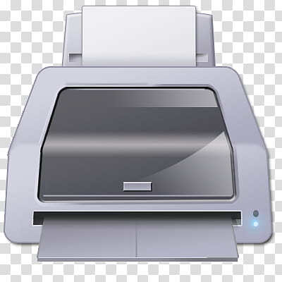 II, white and gray HP printer transparent background PNG clipart