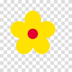 Hello Kitty, yellow and red flower art transparent background PNG clipart