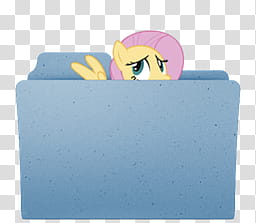 MLP FiM Mac Folder Icons, Flutter Peek transparent background PNG clipart