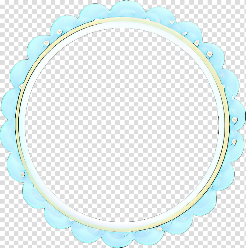 aqua turquoise dishware circle, Pop Art, Retro, Vintage, Tableware, Oval transparent background PNG clipart