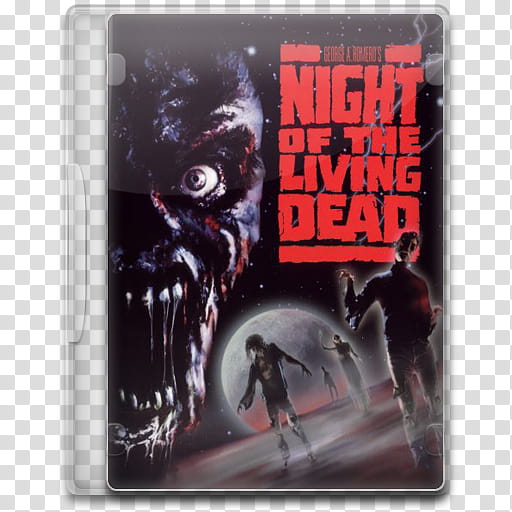 Movie Icon Mega , Night of the Living Dead, Night of The Living Dead movie case transparent background PNG clipart