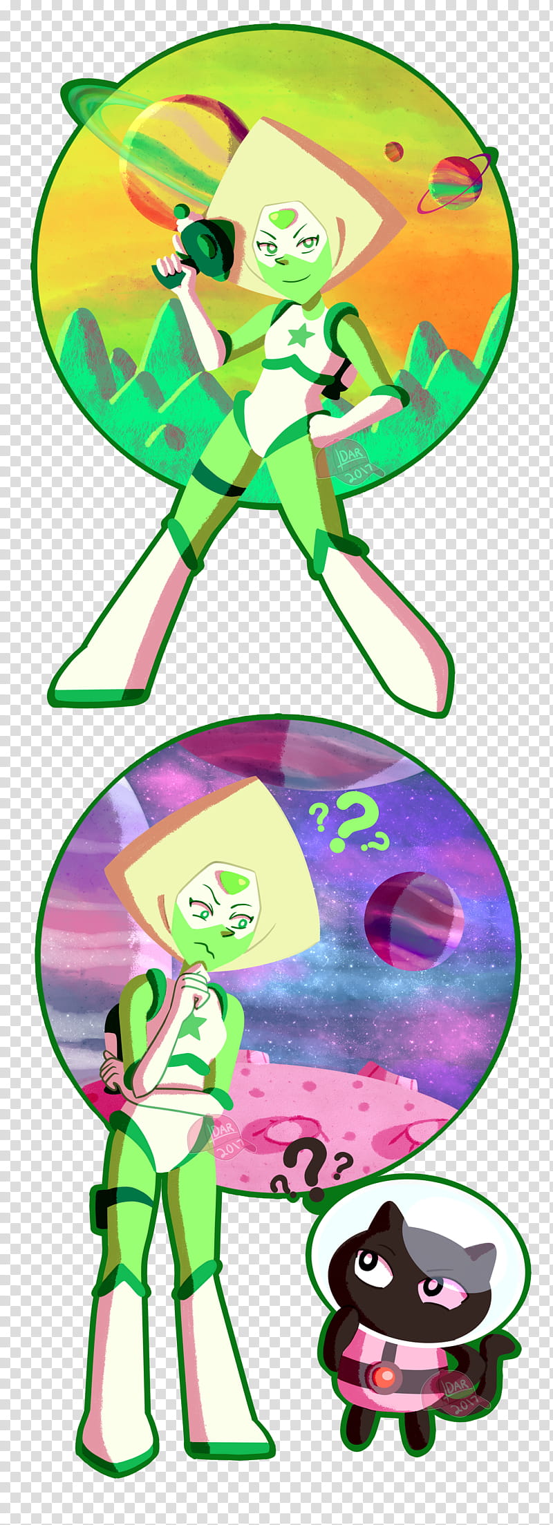 SU More Space Age Peridot transparent background PNG clipart