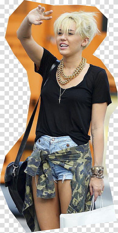 Corte Poligonal Miley Cyrus  transparent background PNG clipart