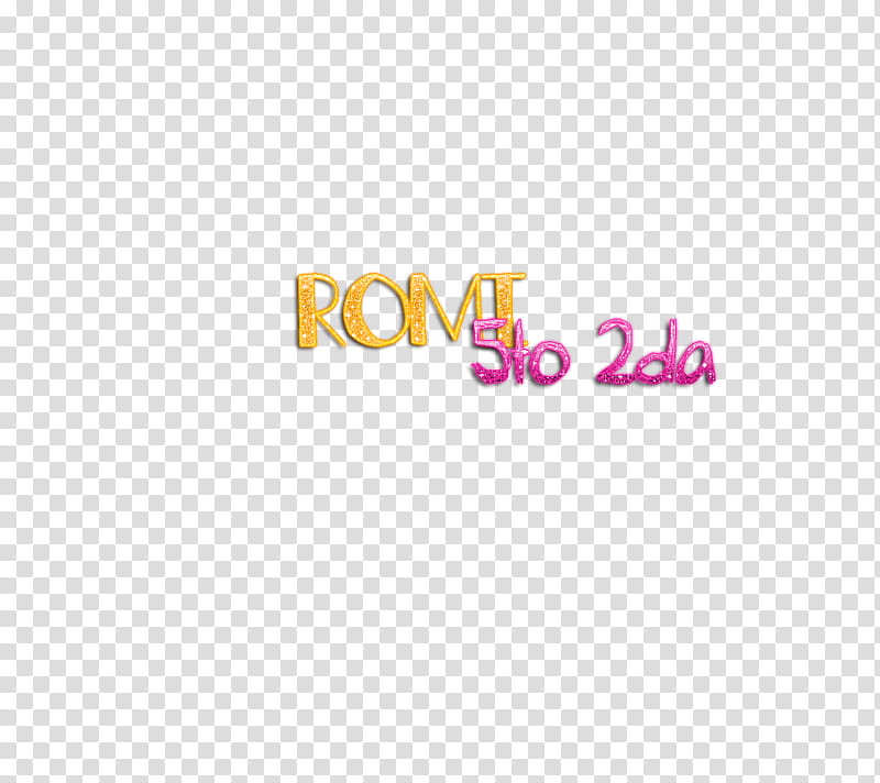 Texto Romi  transparent background PNG clipart