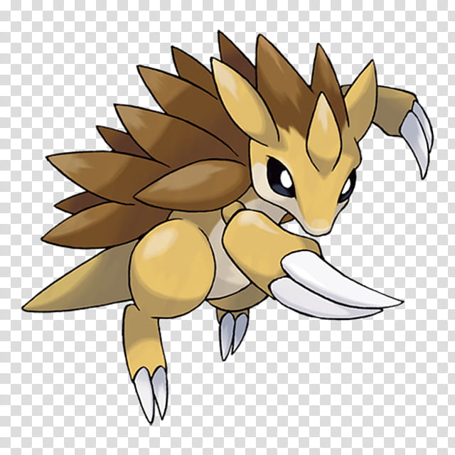 Sandslash, Sandshrew, Alola, Ground, Cartoon, Hedgehog, Animation, Tail transparent background PNG clipart