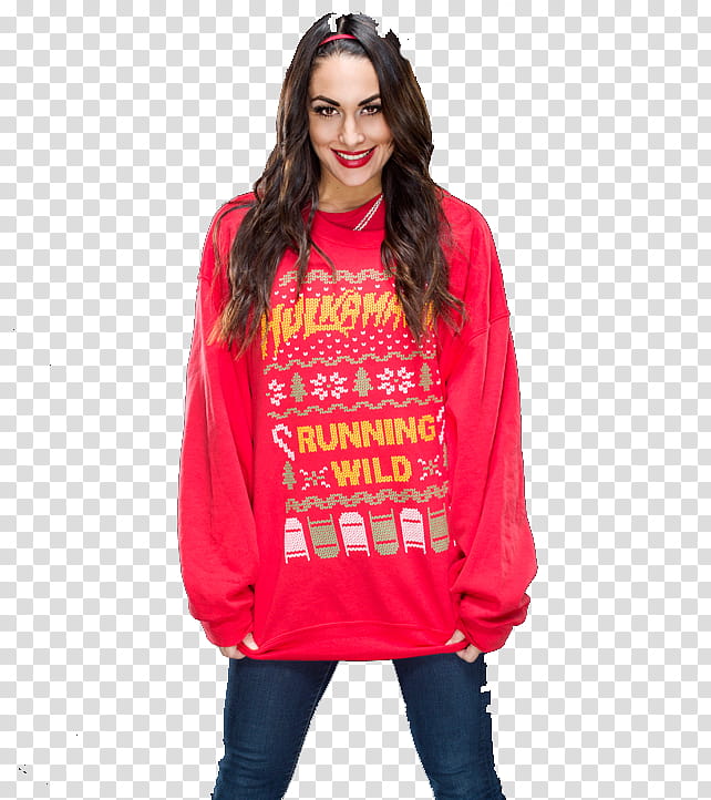 Brie Bella Ugly Christmars Sweaters  transparent background PNG clipart