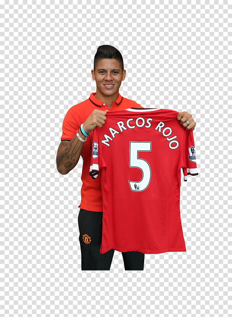 Marcos Rojo Manchester United - transparent background PNG clipart