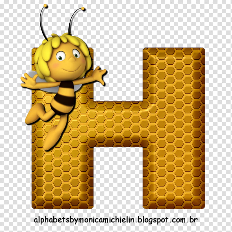 Bee, Western Honey Bee, Honeycomb, Mel Abelha Mel, Maya The Bee, Beehive, Drawing, Yellow transparent background PNG clipart