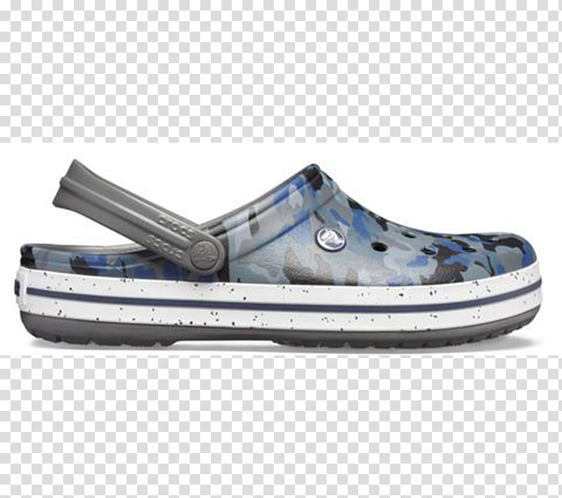 Grey, Crocs Gray Crocband Graphic Iii Clog, Crocs Crocband Adult, Slipper, Shoe, Footwear, Sneakers, Blue transparent background PNG clipart