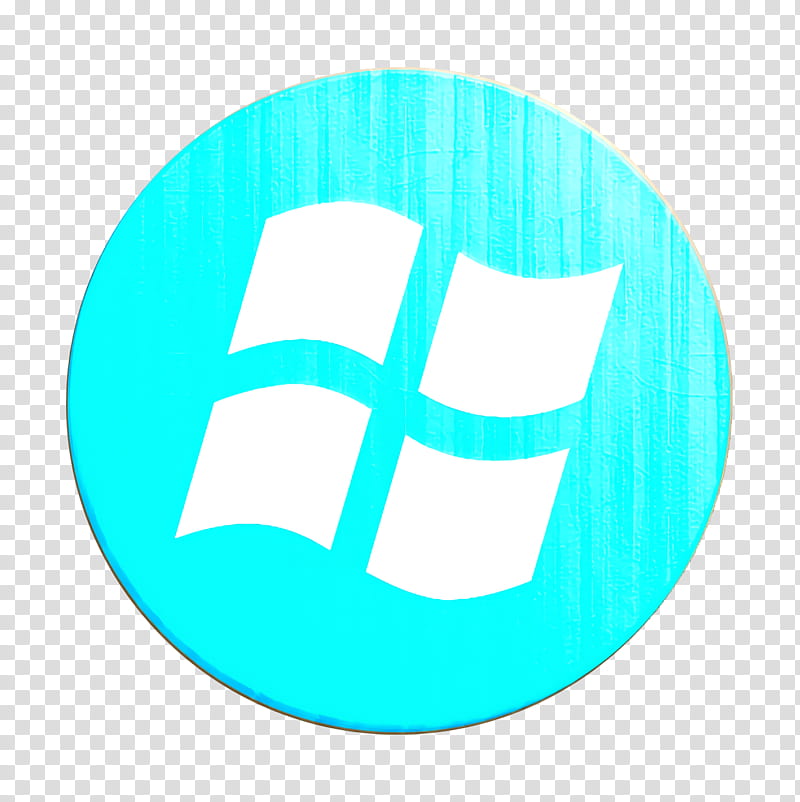 microsoft icon windows icon, Aqua, Turquoise, Blue, Teal, Green, Azure, Electric Blue transparent background PNG clipart