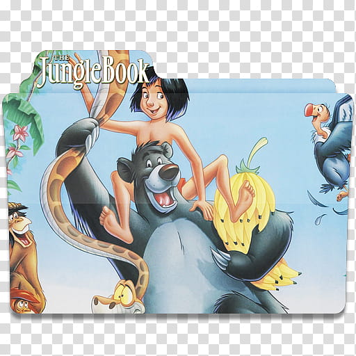 Disney Movies Icon Folder Pack, The Jungle Book transparent background PNG clipart
