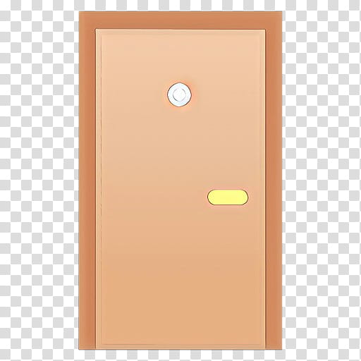 Orange, Cartoon, Door, Beige, Wood, Home Door, Rectangle, Metal transparent background PNG clipart