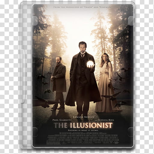 Movie Icon , The Illusionist, The Illusionist cover transparent background PNG clipart