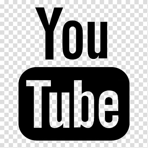 Youtube Logo, Text transparent background PNG clipart