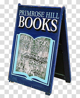 , Primrose HIll Books sign transparent background PNG clipart