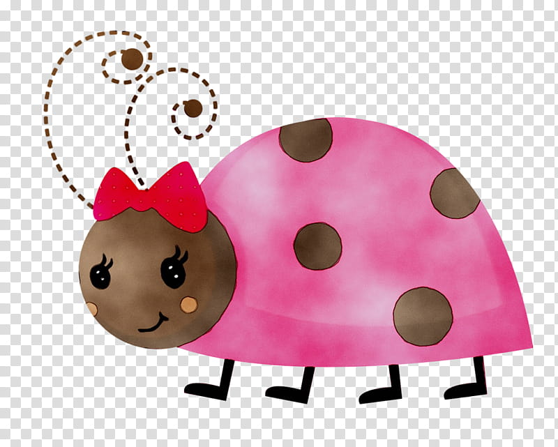 Cartoon Bird, Pink M, Snout, Lady Bird, Ladybug transparent background PNG clipart