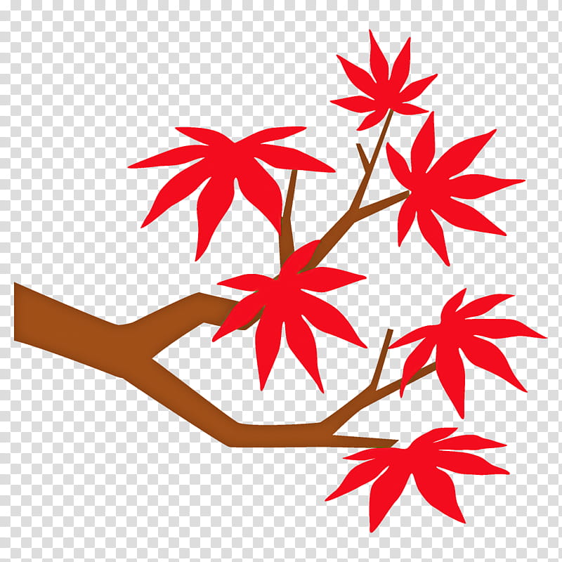 maple branch maple leaves autumn tree, Fall, Leaf, Plant, Maple Leaf, Flower transparent background PNG clipart