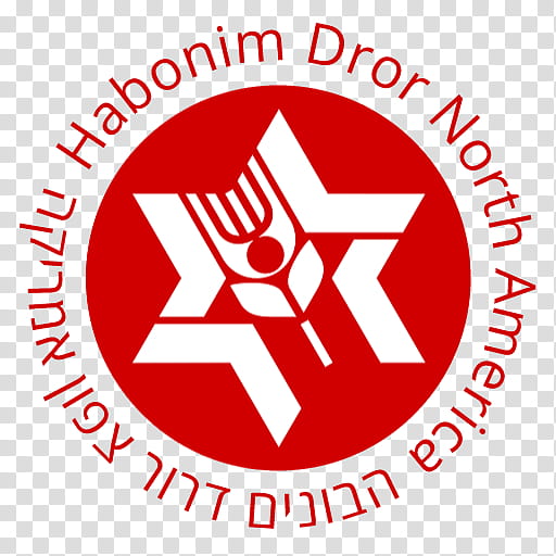 Summer Camp Logo, Habonim Dror, Habonim Dror Camp Moshava, Zionist Youth Movement, Organization, Israel, Red, Text transparent background PNG clipart