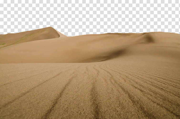 desert sand natural environment erg dune, Aeolian Landform, Sahara, Landscape, Singing Sand, Brown transparent background PNG clipart