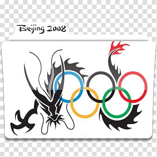 Tv Show Icons, olympics, Beijing  Olympic logo transparent background PNG clipart