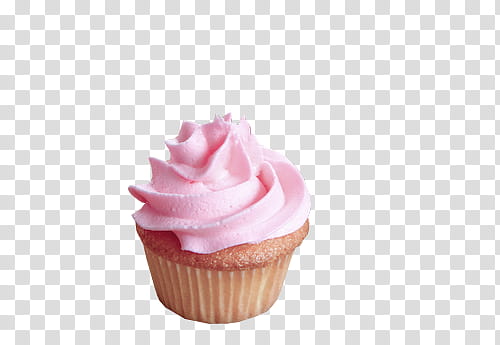 pink cupcake transparent background PNG clipart