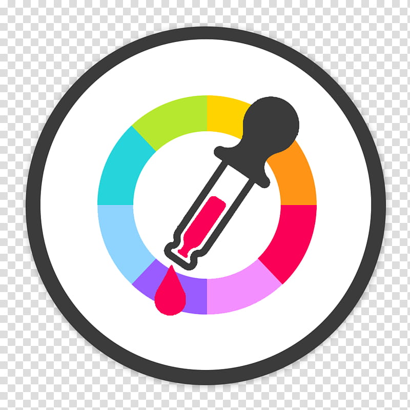 Flader  default icons for Apple app Mac os X, DigitalColor, dropper with pink ink illustration transparent background PNG clipart