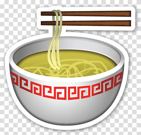EMOJI STICKER , bowl of noodles transparent background PNG clipart