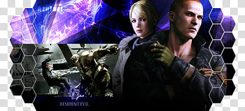 Resident Evil  signature Jake and Sherry transparent background PNG clipart