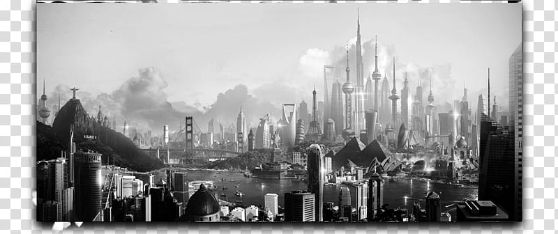 Skyline City, Civilization V, Video Games, Digital Art, Concept Art, Painting, Matte Painting, Digital Matte Artist transparent background PNG clipart