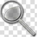 Flat GuiKit Beta, gray magnifying glass logo transparent background PNG clipart
