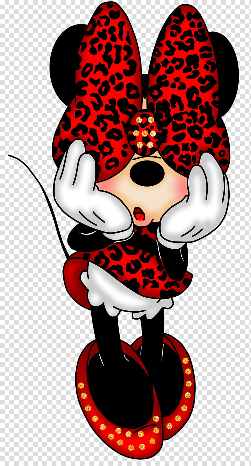 Leopard Minnie transparent background PNG clipart