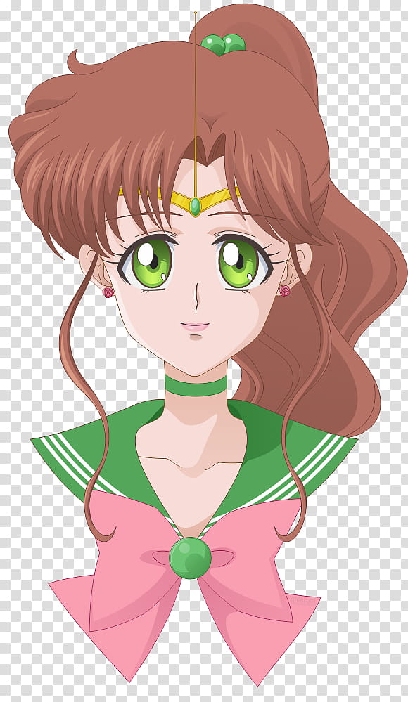 Jupiter, Sailor Moon Naru character transparent background PNG clipart
