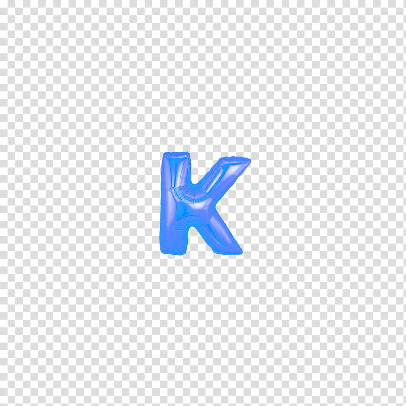 Cry Baby, blue letter K illustration transparent background PNG clipart