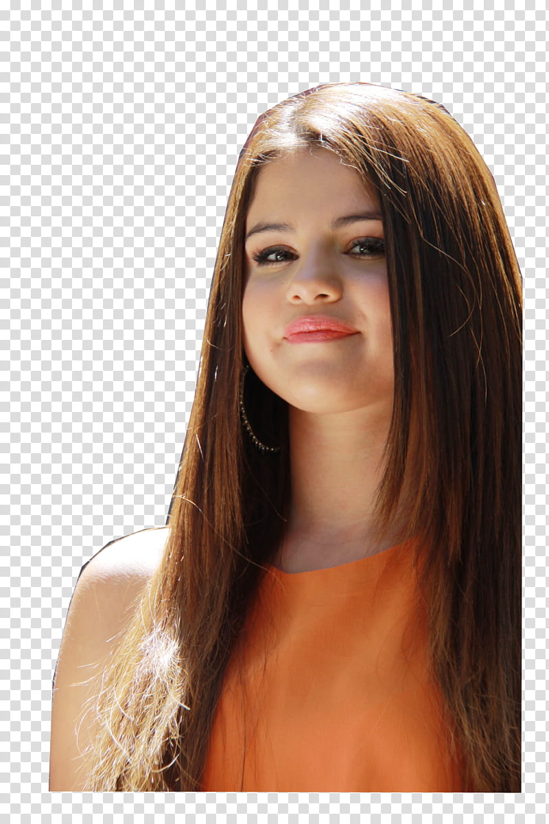 Selena Gomez  ,  transparent background PNG clipart