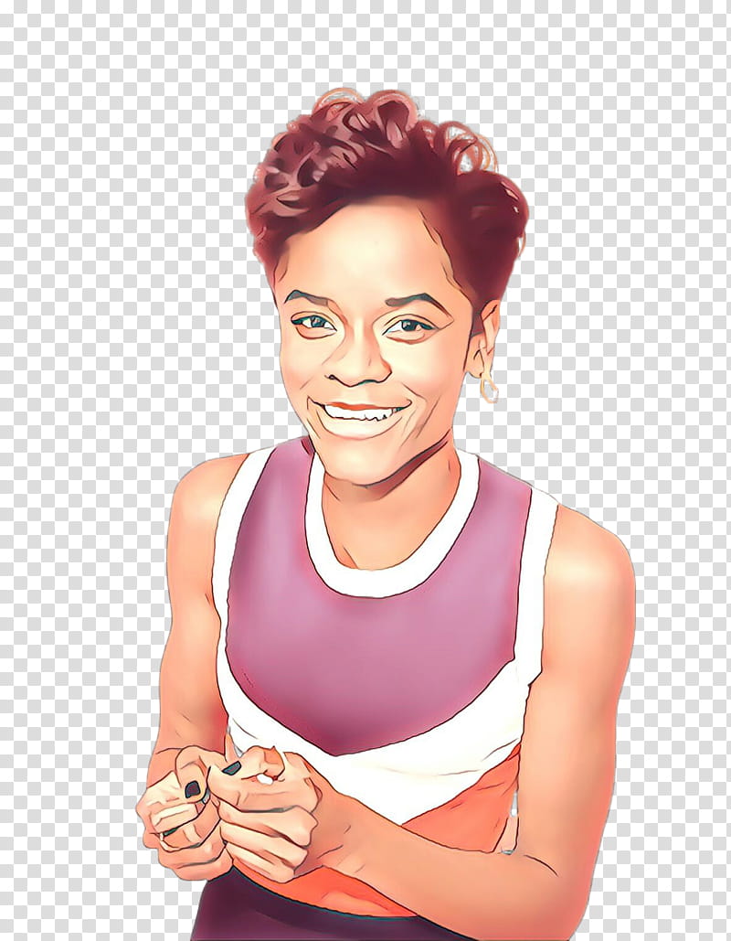 Hair, Cartoon, Letitia Wright, Finger, Hair Coloring, News, Shoulder, Twitter transparent background PNG clipart