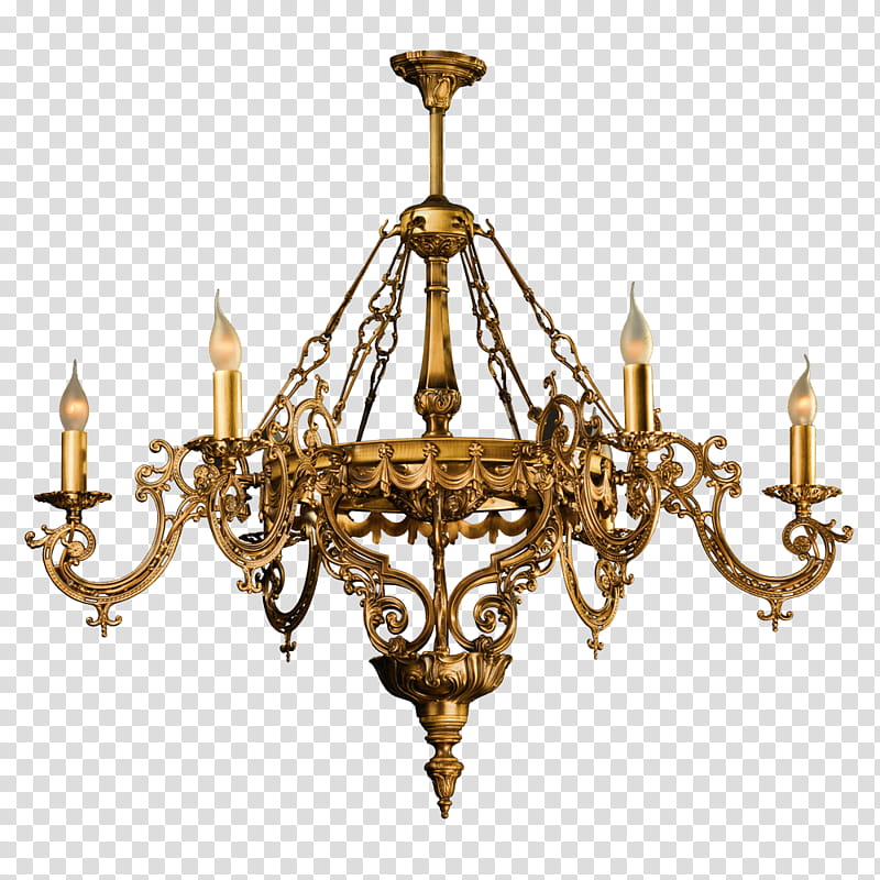 gold chandelier clip art