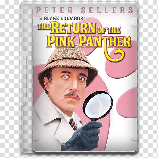 Movie Icon Mega , The Return of the Pink Panther, The Return of the Pink Panther DVD case icon transparent background PNG clipart